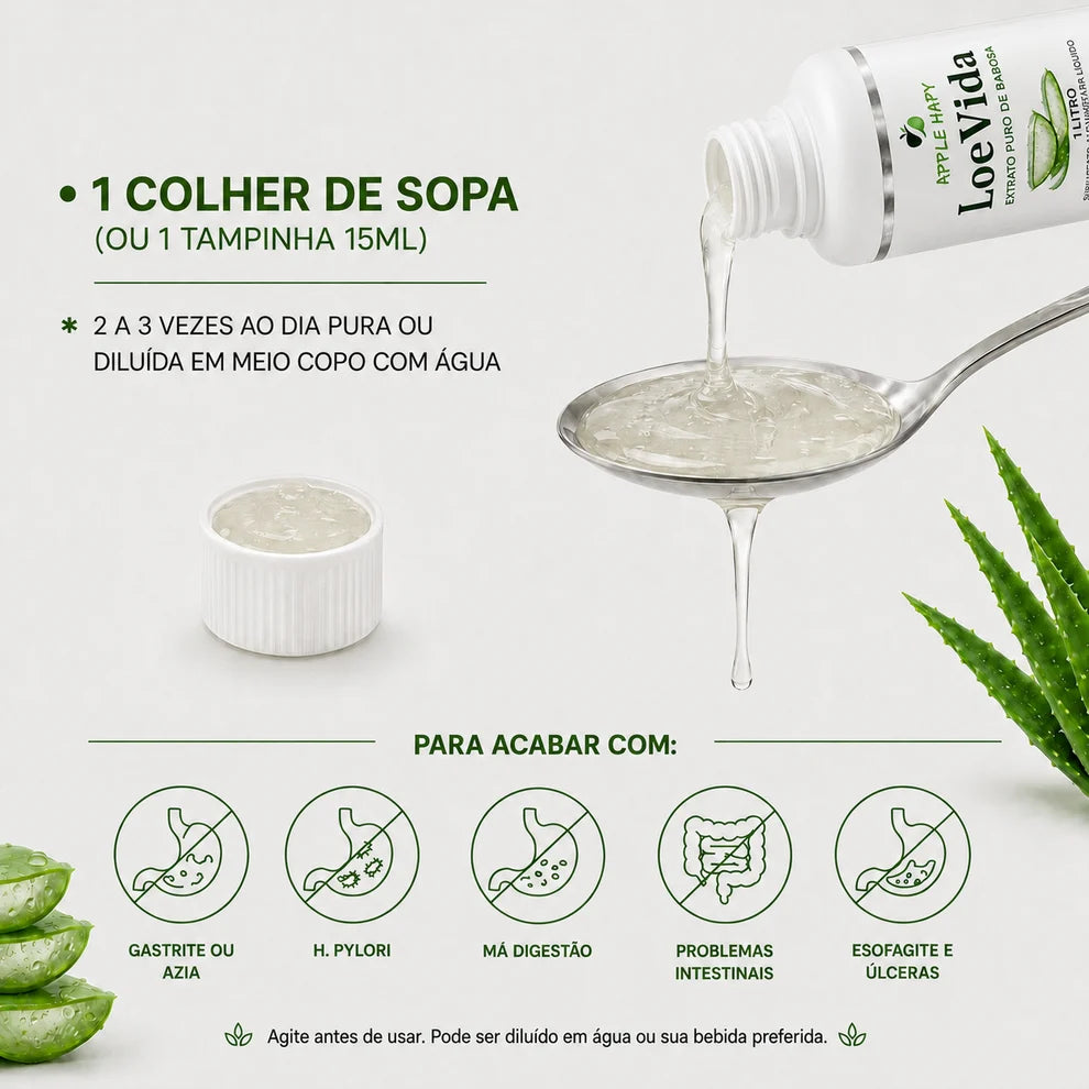 LoeVida® – Extrato Natural de Babosa